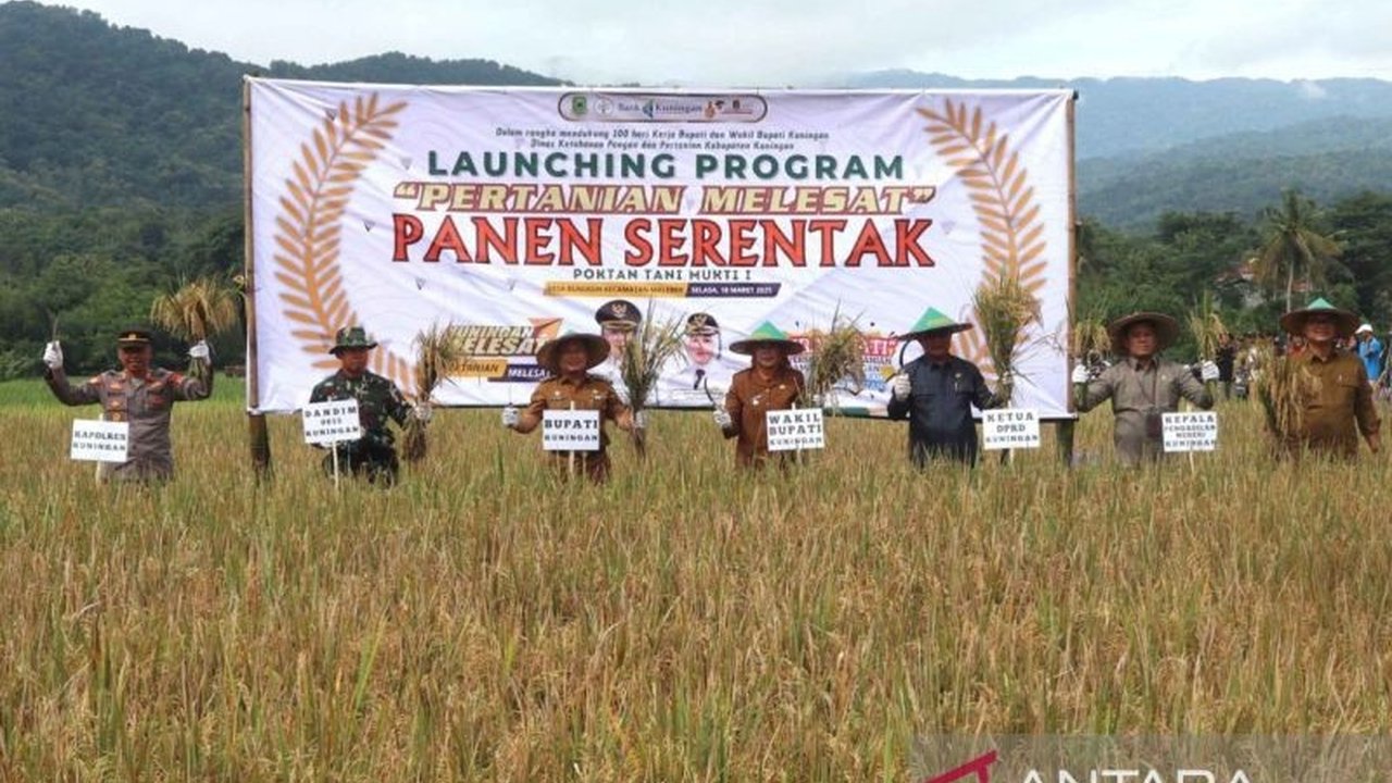 Pemerintah Kabupaten Kuningan luncurkan empat program prioritas sektor pertanian untuk tingkatkan produktivitas, sejahterakan petani, dan jaga stabilitas harga pangan.
