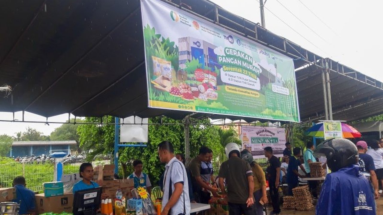 Pemerintah Provinsi NTT dan TVRI NTT menggelar pasar murah untuk menstabilkan harga pangan jelang Lebaran 2025, menyediakan berbagai kebutuhan pokok dengan harga terjangkau bagi masyarakat.