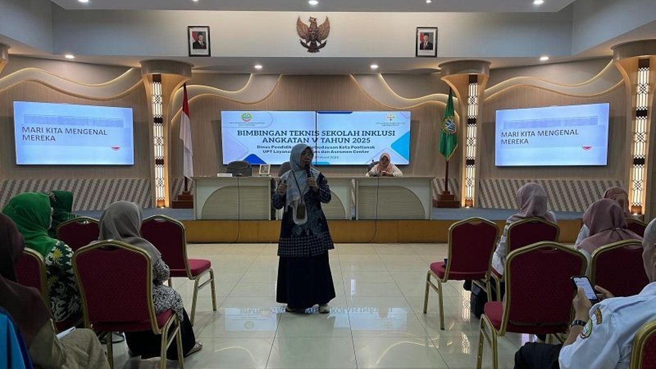 Disdikbud Kota Pontianak menggelar bimtek kelima bagi guru untuk mendukung sekolah inklusi dan memastikan anak disabilitas mendapat hak pendidikan yang sama.