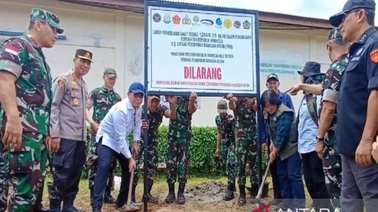Kepala Staf Umum TNI mengawal langsung penertiban kawasan hutan di Kotim, Kalimantan Tengah, yang melibatkan ribuan hektare lahan sawit ilegal dan berdampak pada sejumlah perusahaan.