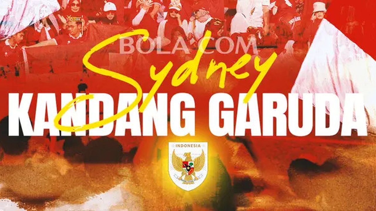 Timnas Indonesia - Ilustrasi suporter timnas indonesia, Sydney Kandang Garuda (Bola.com/Adreanus Titus)
