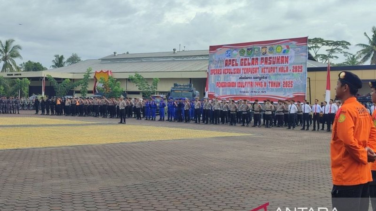 Polda Bengkulu Siap Amankan Lebaran: 1.157 Personel Gabungan Dikerahkan!