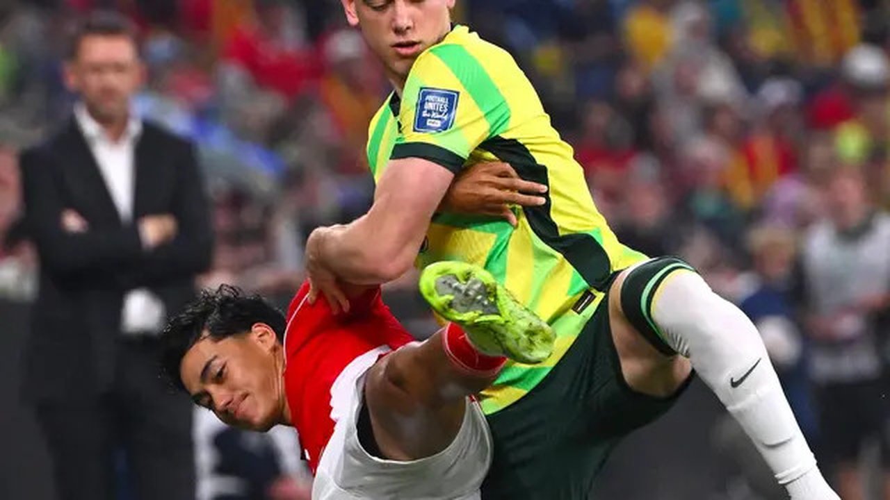 Sejatinya, Timnas Indonesia tampil dominan dalam penguasaan bola. (DAVID GRAY/AFP)