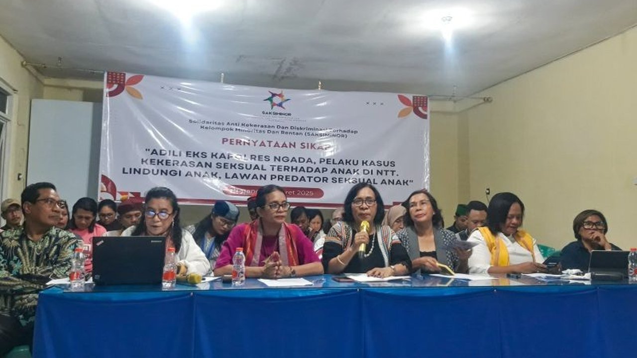 Organisasi masyarakat sipil SAKSIMINOR di NTT berkomitmen memberikan perlindungan komprehensif kepada korban kekerasan seksual yang dilakukan oleh AKBP Fajar Widyadharma Lukman, mantan Kapolres Ngada, termasuk pemulihan psikologis dan dukungan hukum.
