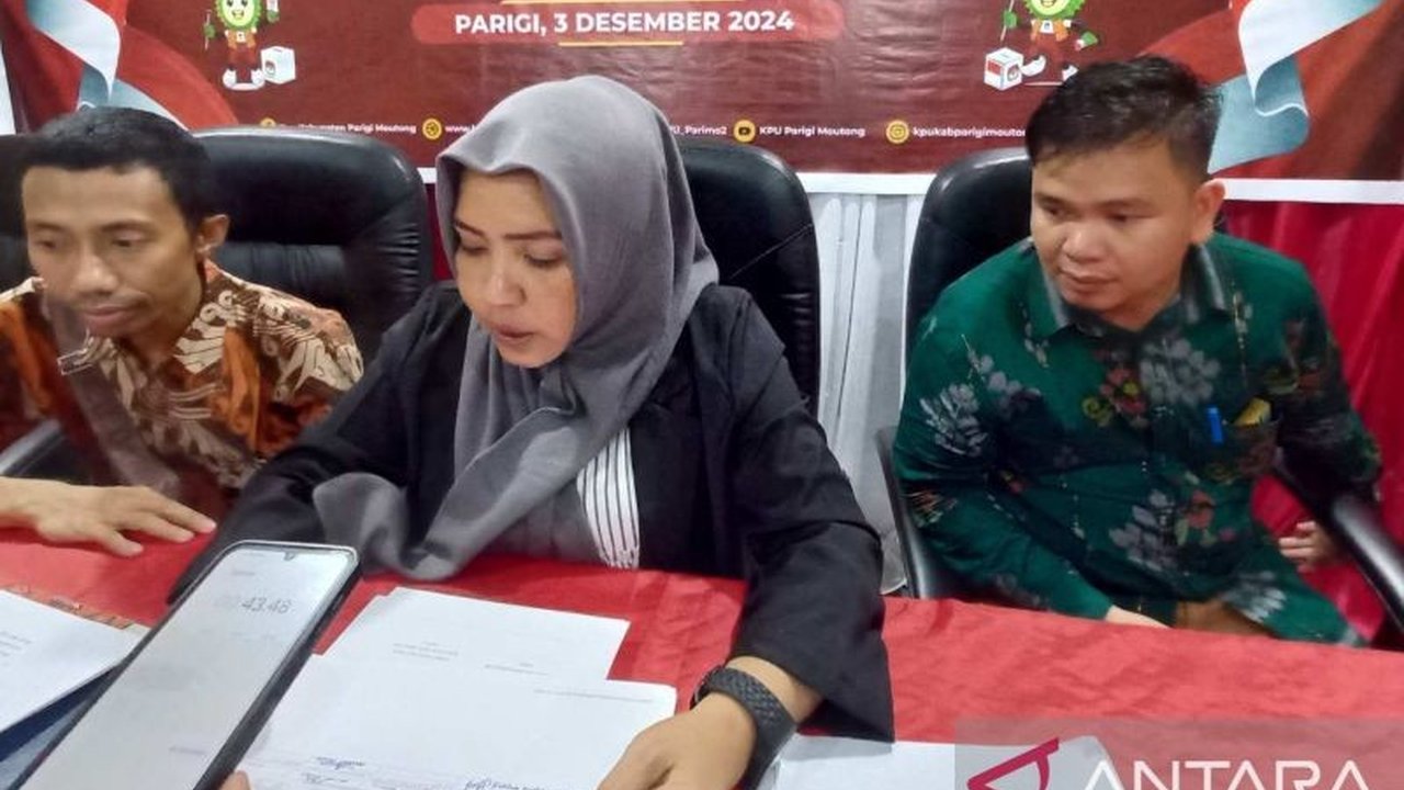 KPU Parigi Moutong mempertimbangkan penggeseran jadwal PSU Pilkada dari 19 April 2025 karena permintaan jemaat gereja Adven untuk mencoblos setelah ibadah.