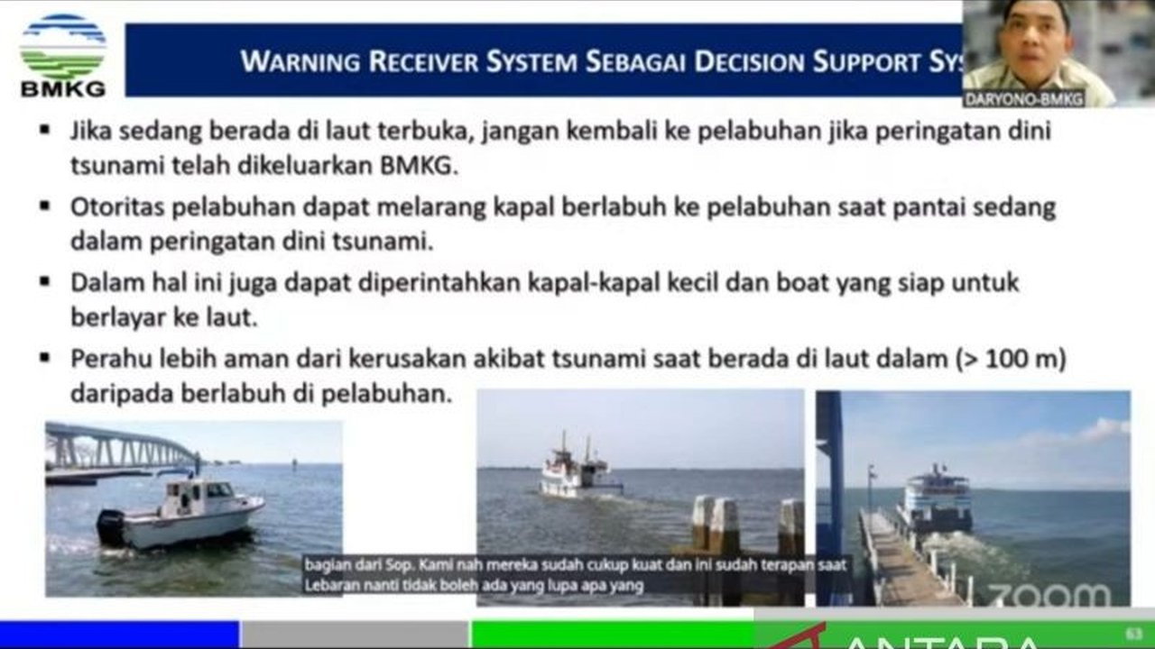 BMKG Imbau Kesiapsiagaan Gempa-Tsunami Saat Lebaran 2025