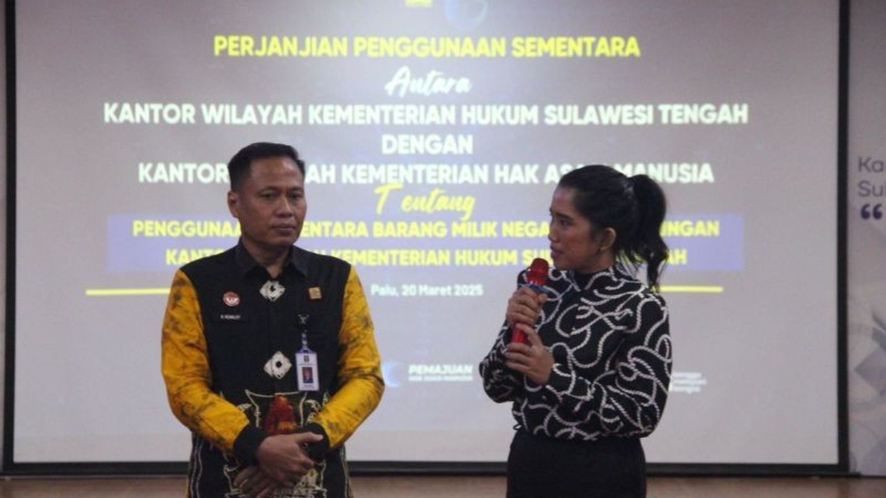 Kemenkumham dan KemenHAM Sulteng jalin sinergi pengelolaan aset negara untuk efisiensi dan optimalisasi pemanfaatan, mendukung kelancaran transformasi kelembagaan.