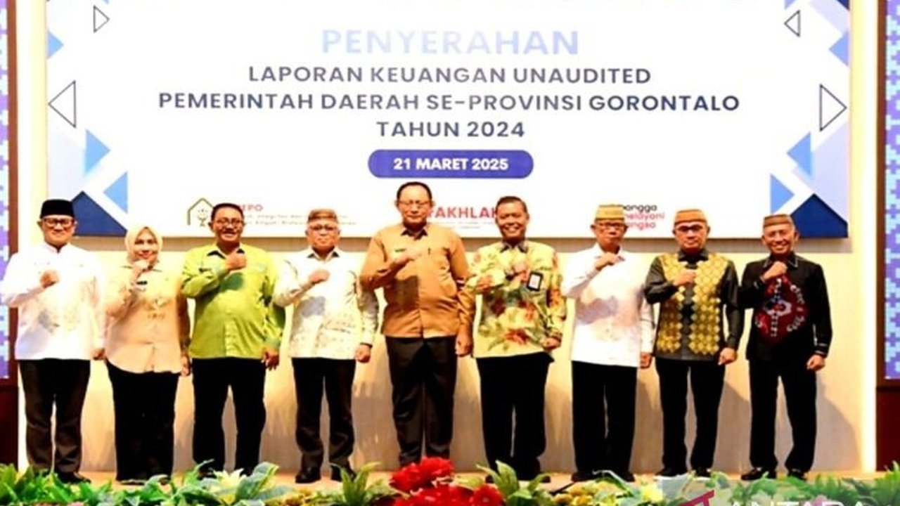 Pemda Gorontalo Serahkan Laporan Keuangan Unaudited 2024 ke BPK, Tunjukkan Transparansi dan Akuntabilitas