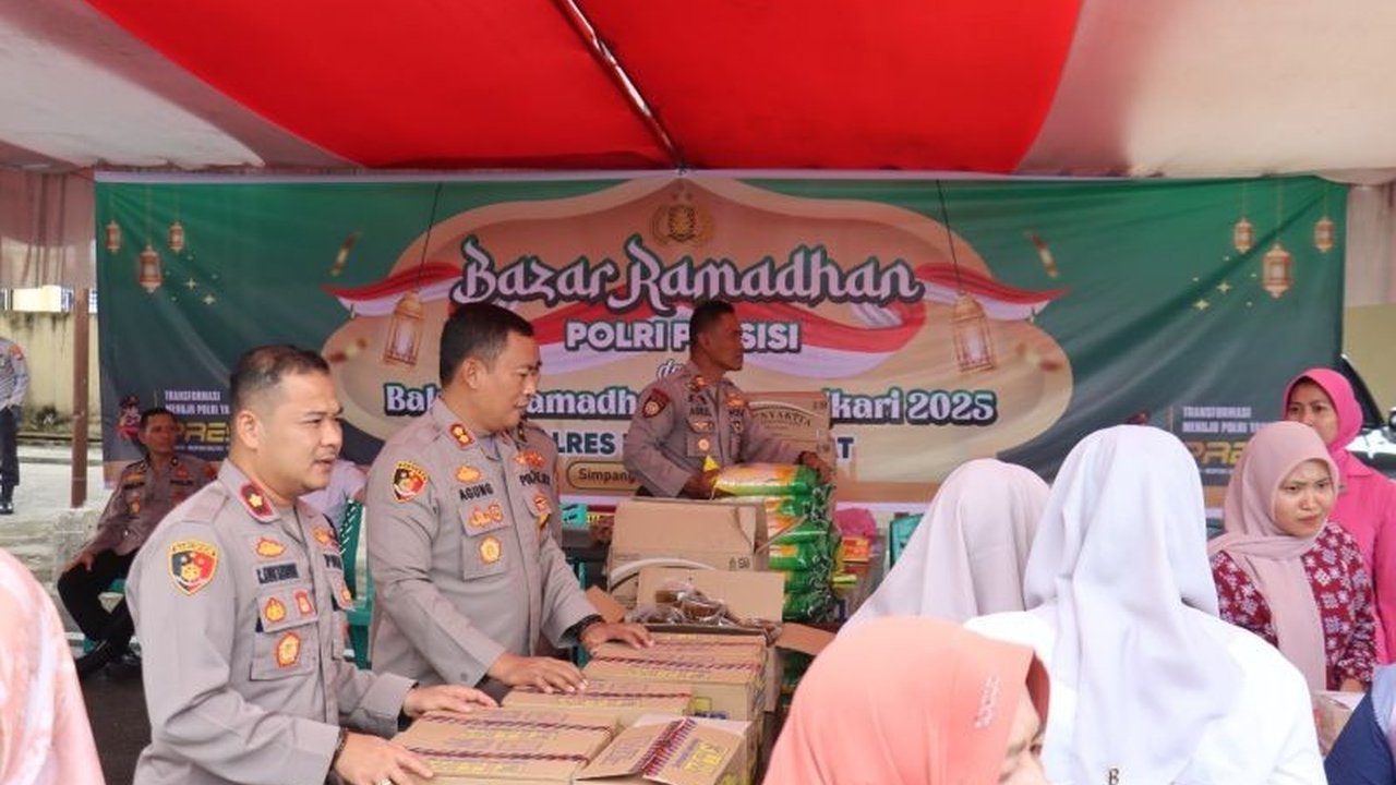Polres Pasaman Barat Gelar Bazar Murah Ramadhan: Bantu Warga Jelang Lebaran
