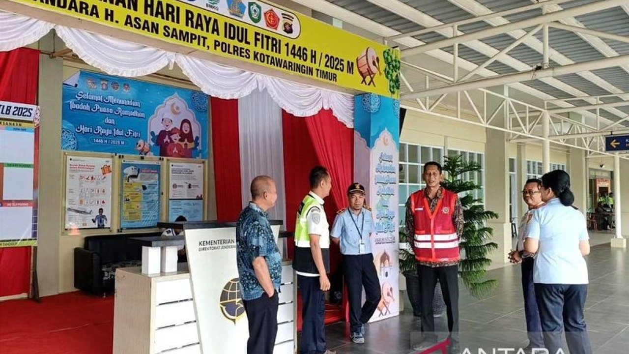 Bandara Haji Asan Sampit Siaga Hadapi Lonjakan Penumpang Lebaran