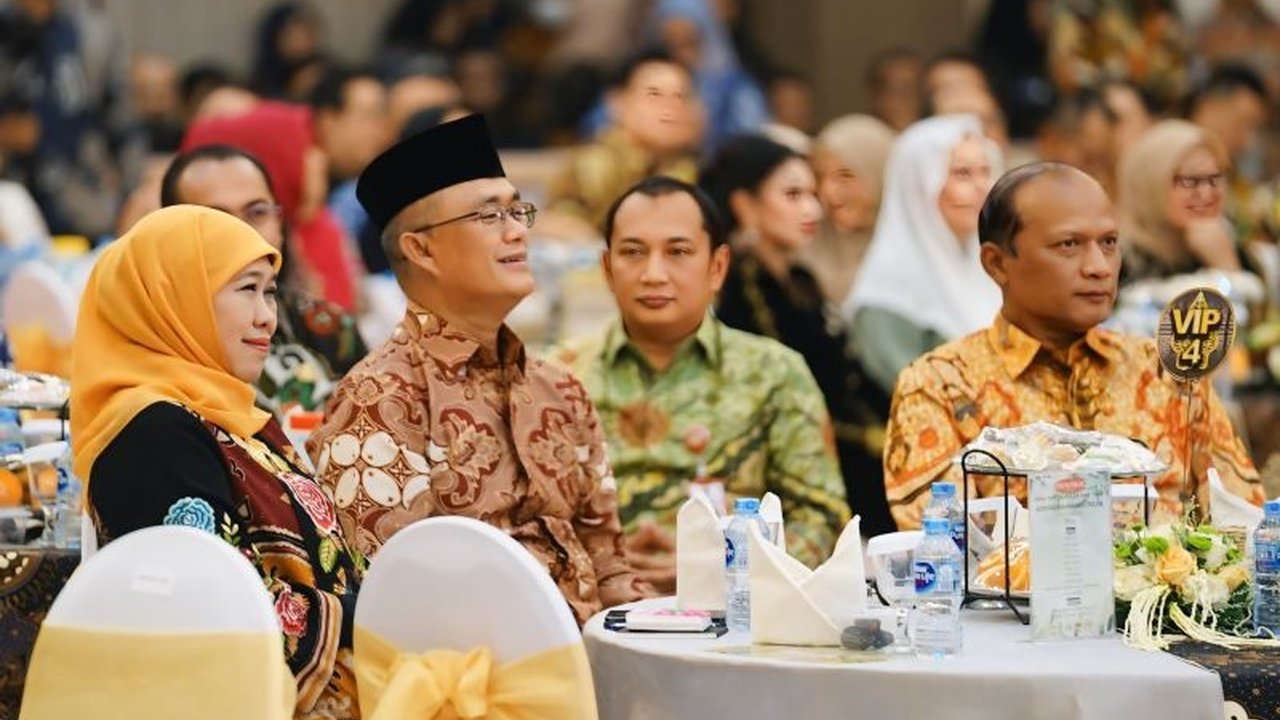 Gubernur Khofifah optimis sinergi Forkopimda dan Polda Jatim semakin kuat dalam menjaga keamanan dan ketertiban di Jawa Timur di bawah kepemimpinan Kapolda baru, Irjen Pol Nanang Avianto.