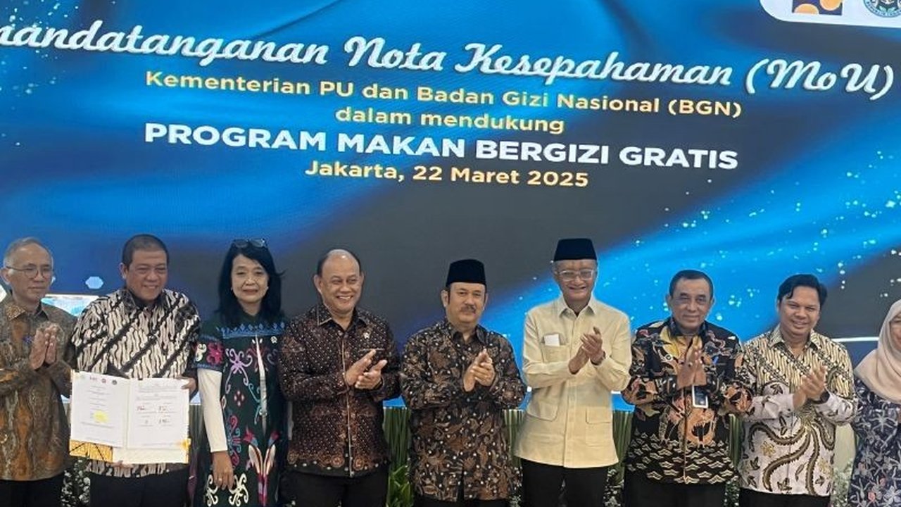 Kementerian PU dan Bappenas berkolaborasi mempercepat perluasan program Makan Bergizi Gratis (MBG) dengan membangun dapur umum terintegrasi di berbagai lokasi.