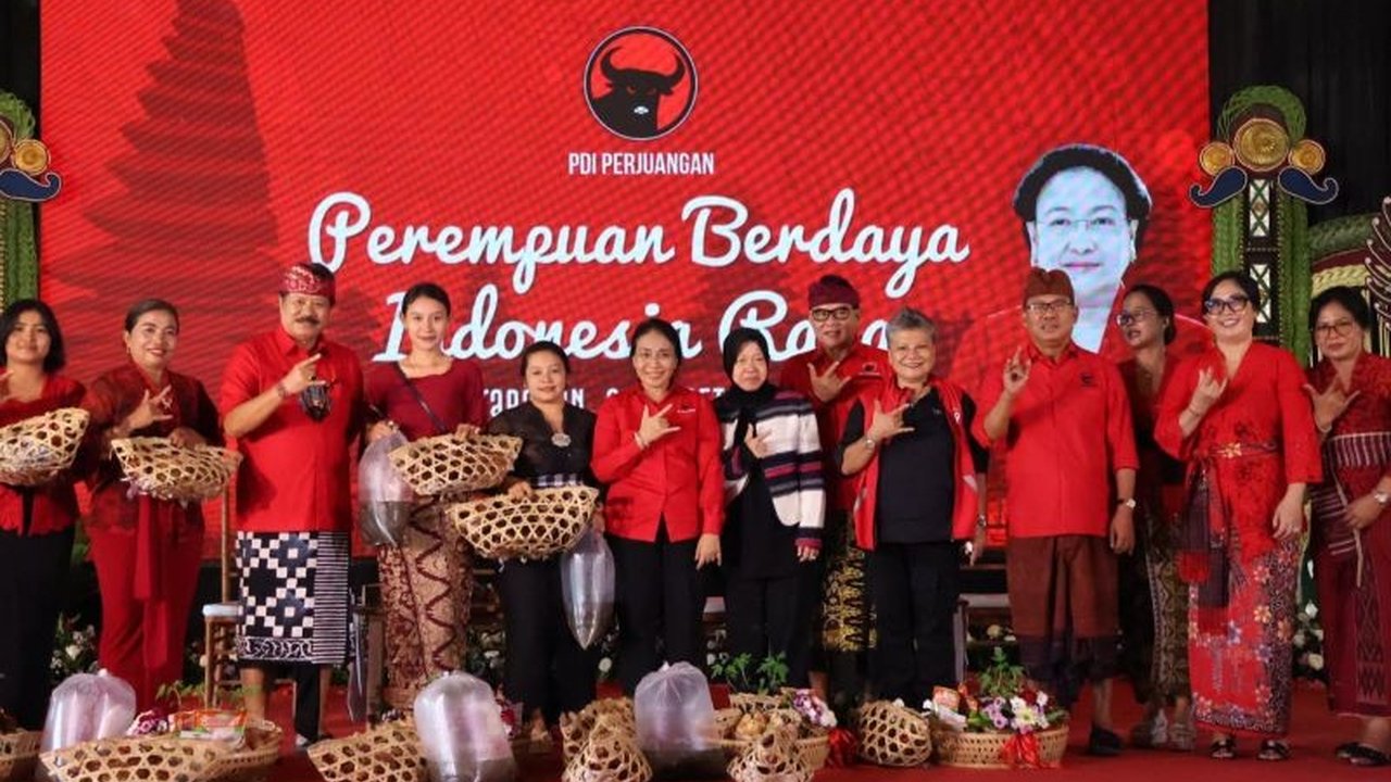 DPP PDI Perjuangan menggelar pelatihan pemberdayaan perempuan di Tabanan, Bali, mencakup advokasi korban kekerasan, penanganan stunting, dan manajemen sampah, guna mendukung peran perempuan dalam pembangunan Indonesia.