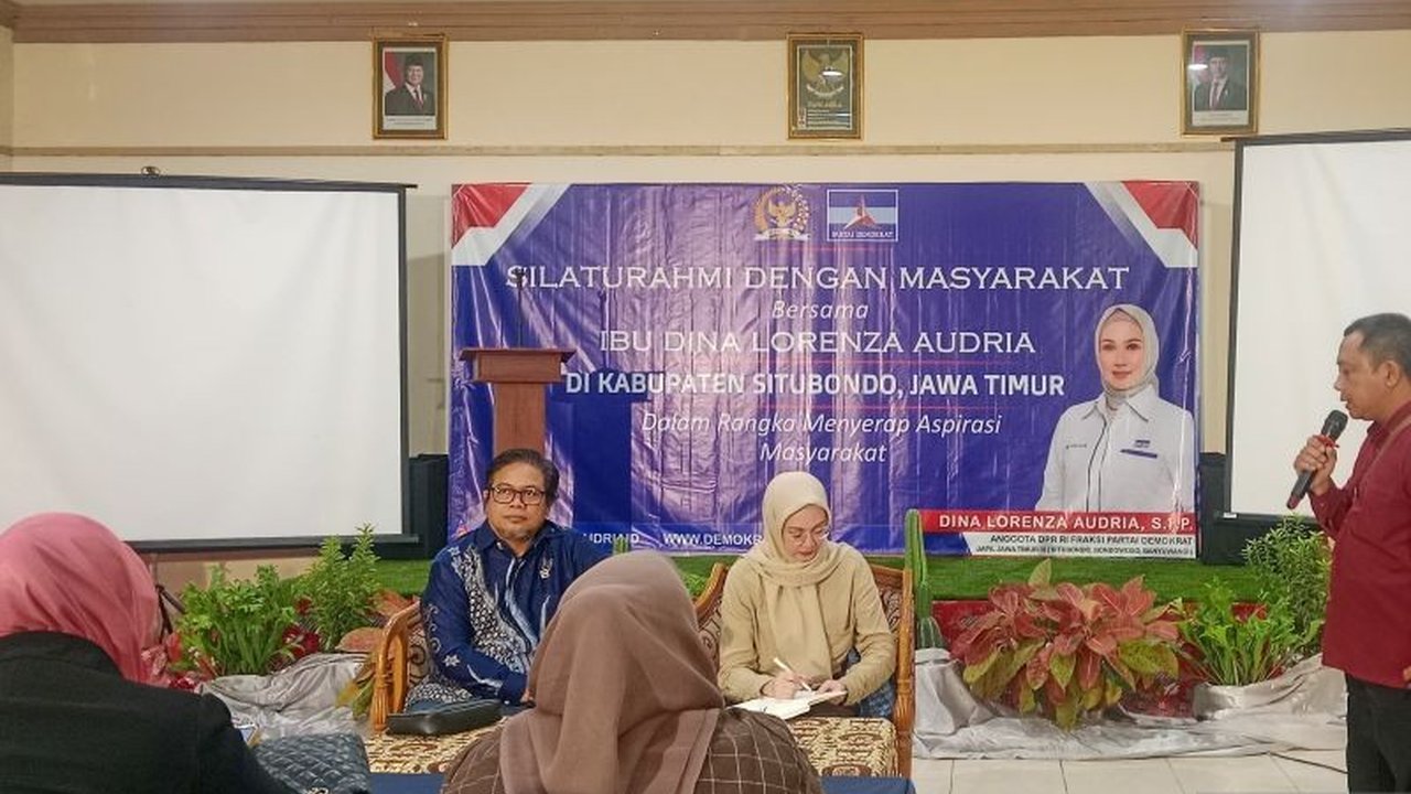 Anggota Komisi VII DPR RI, Dina Lorenza, merespon aspirasi masyarakat Situbondo yang menginginkan pembangunan bioskop dan akan memperjuangkannya di Jakarta, berkoordinasi dengan Bupati, dan meninjau lokasi potensial.