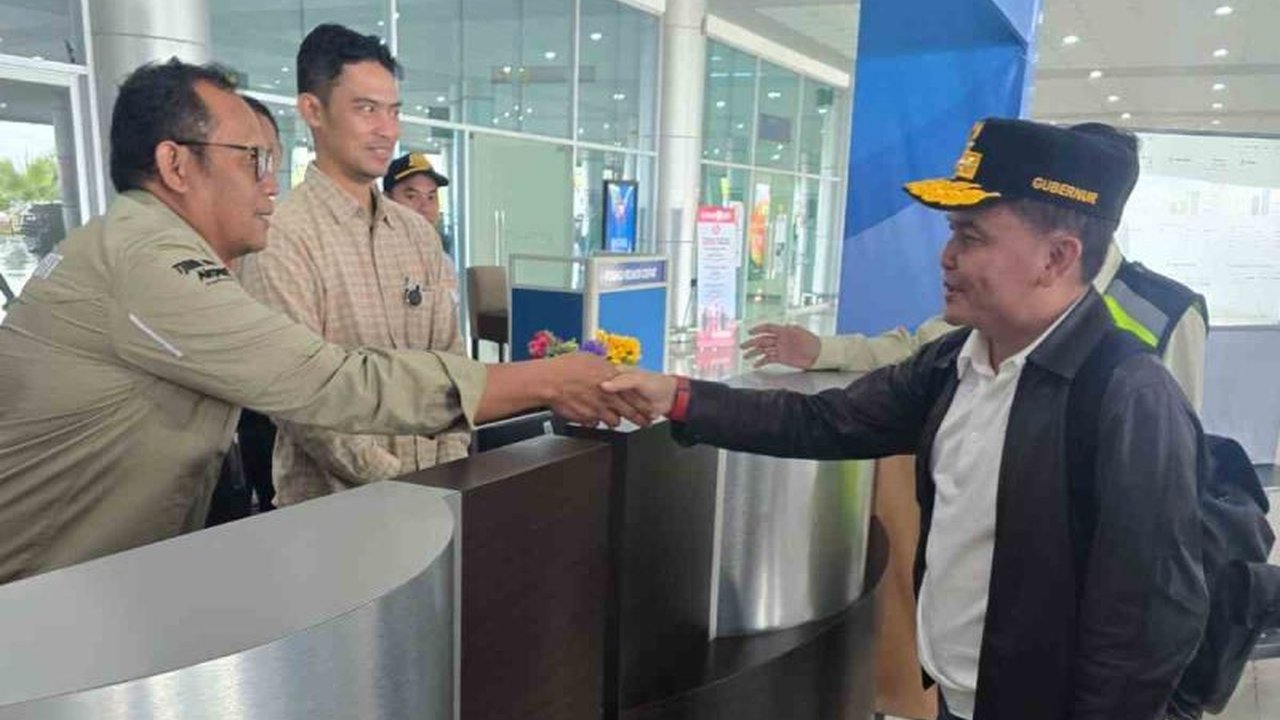 Gubernur Kalteng Awasi Mudik di Bandara Tjilik Riwut, Pastikan Lebaran Aman dan Lancar