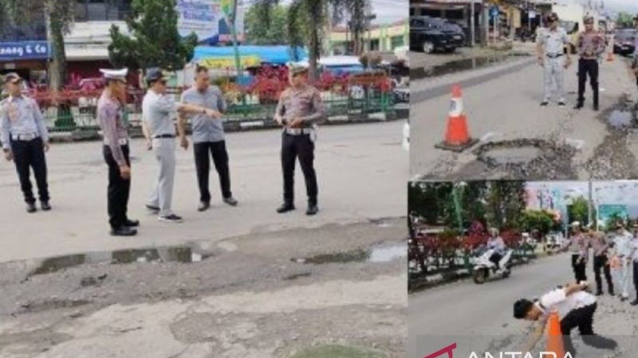Jelang mudik Lebaran, Jasa Raharja cabang Solok bersama instansi terkait periksa ruas jalan rawan kecelakaan untuk memastikan keamanan dan kenyamanan pemudik.