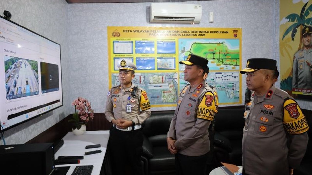 Kapolda Banten Pastikan Penyeberangan Merak Normal Jelang Mudik Lebaran 2025