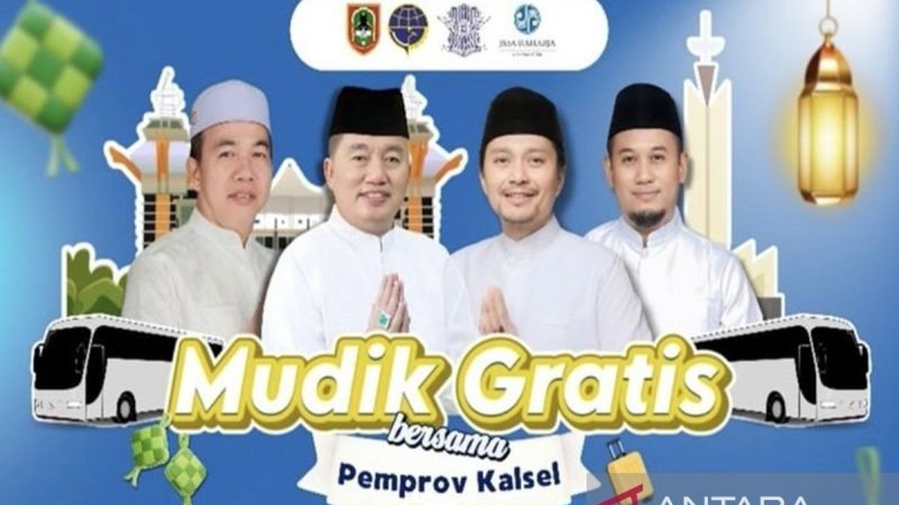Mudik Gratis Kalsel: 300 Pemudik Siap Pulang Kampung dengan Nyaman