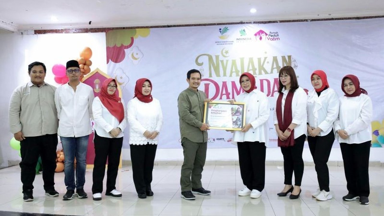 Istri Mensos Semangati Anak Yatim dan Disabilitas di Acara Peksos Goes to Community