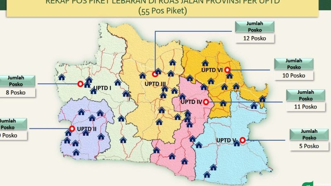 Jabar Siapkan 55 Posko Piket Lebaran untuk Pemudik, Fasilitas Lengkap!