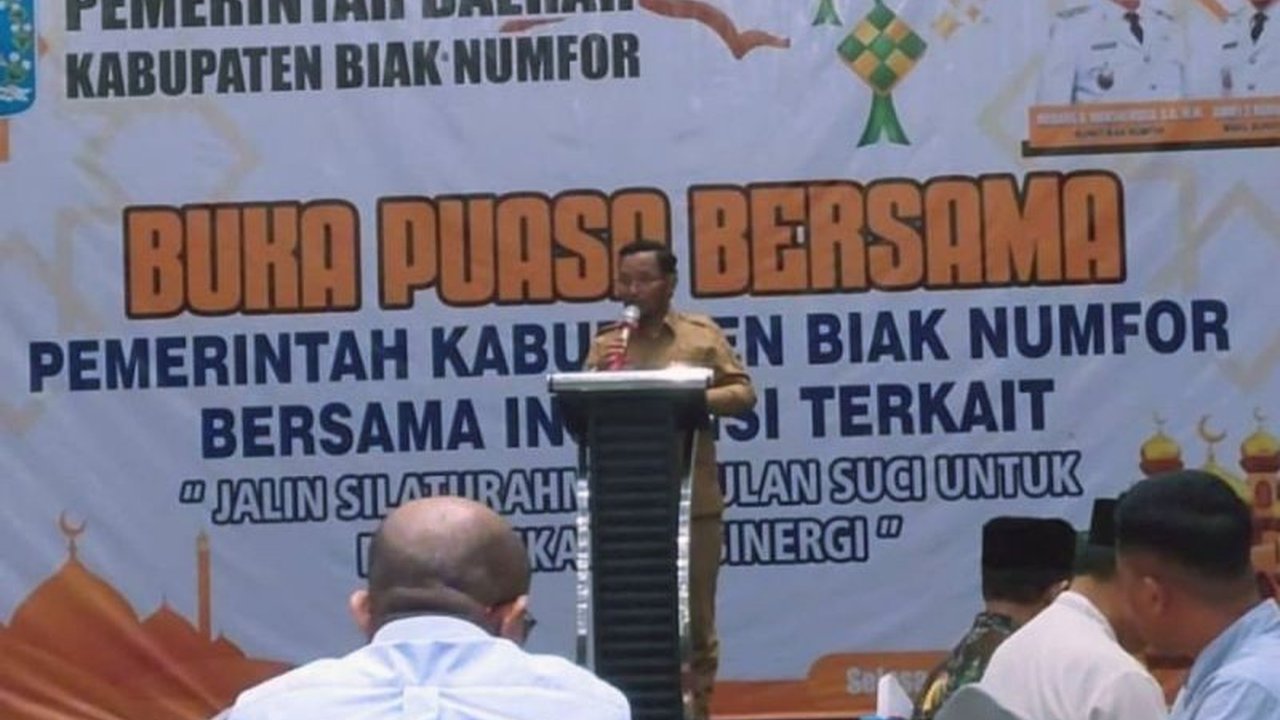 Wakil Bupati Biak Numfor mengajak masyarakat menjaga toleransi antar umat beragama selama bulan Ramadhan untuk menciptakan suasana yang aman dan harmonis.