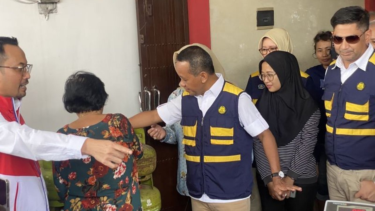 Menteri ESDM Bahlil Lahadalia Pastikan Stok LPG di Jatim Aman dan Harga Sesuai HET