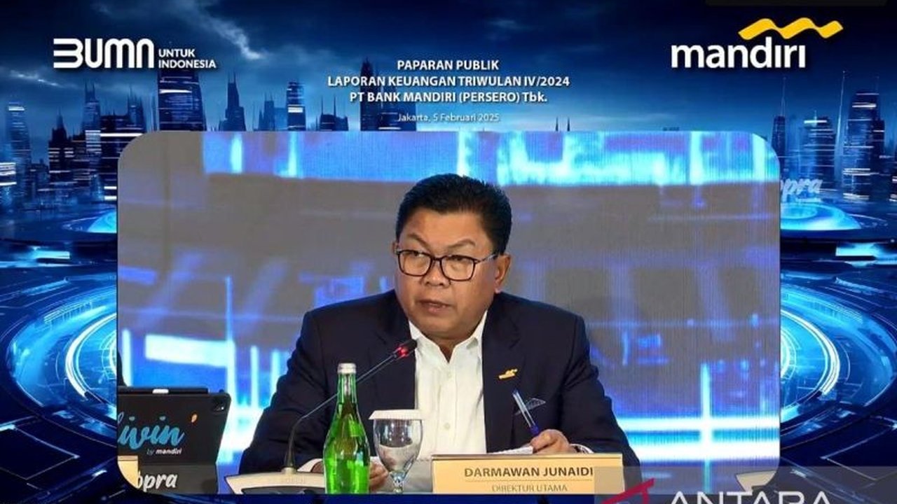 Bank Mandiri berhasil membukukan laba bersih konsolidasi Rp55,8 triliun di tahun 2024, meningkat 1,31 persen secara year on year (yoy), didorong oleh pertumbuhan kredit dan dana pihak ketiga yang signifikan.
