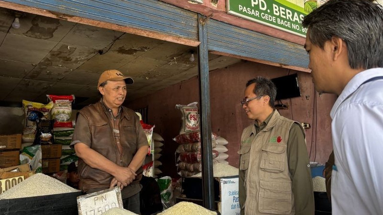 Badan Pangan Nasional (Bapanas) memantau harga dan pasokan pangan di Pasar Gedebage, Bandung, menjelang Lebaran; harga komoditas relatif stabil, meski ada potensi kenaikan harga daging sapi.
