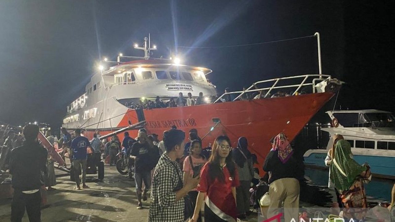 KSOP Kendari Berangkatkan 329 Pemudik Gratis ke Raha