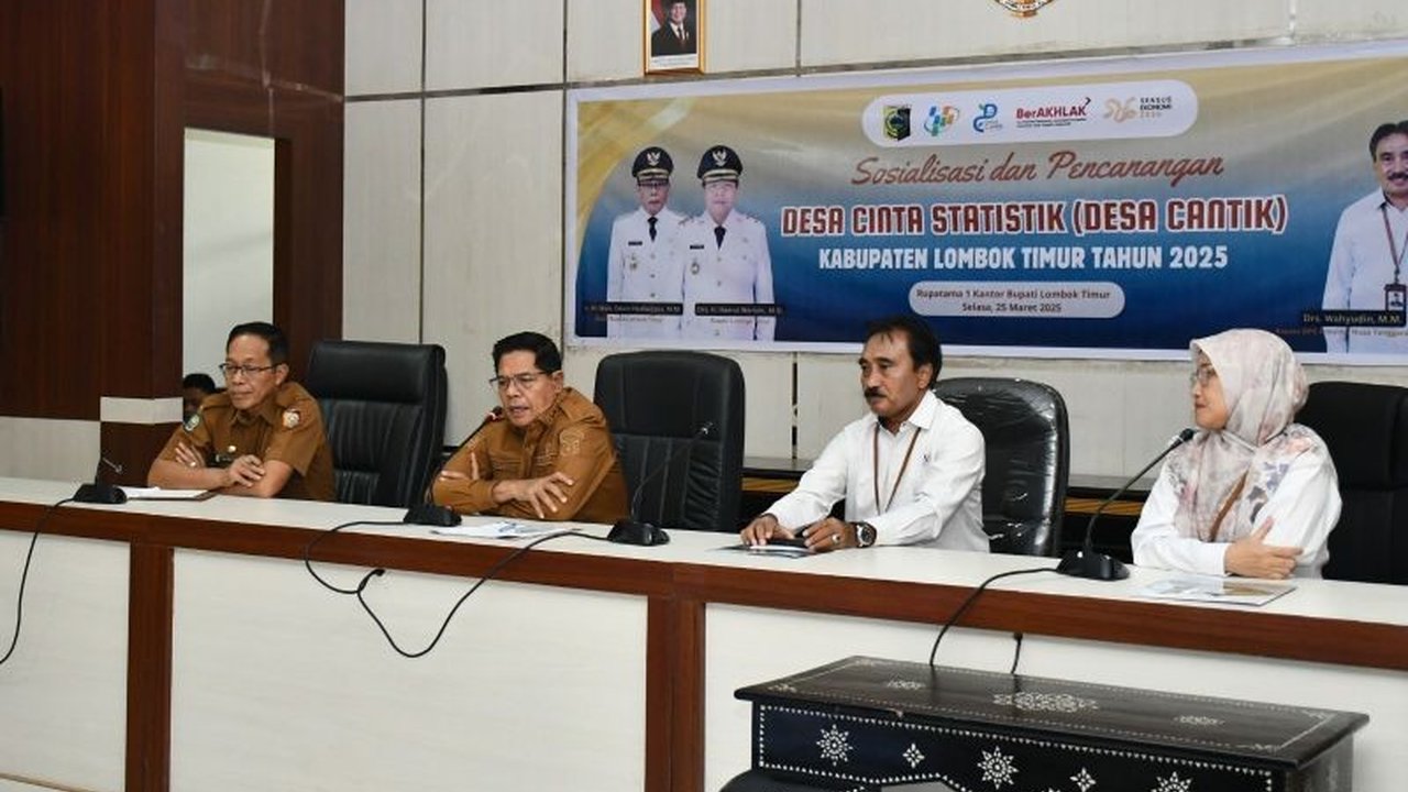 Badan Pusat Statistik (BPS) NTB berkomitmen membina aparatur desa agar mampu mengolah data statistik berkualitas untuk mendukung pembangunan yang tepat sasaran dan mewujudkan Satu Data Indonesia.