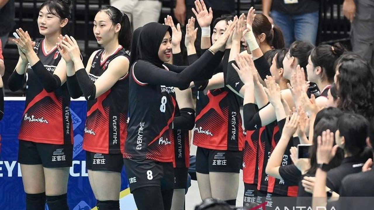 Megawati Hangestri Pertiwi, atlet voli Indonesia, mencetak rekor 44 poin, membawa timnya, Red Sparks, menang dramatis 3-2 atas Altos IBK dalam lanjutan Liga Voli Korea Selatan.