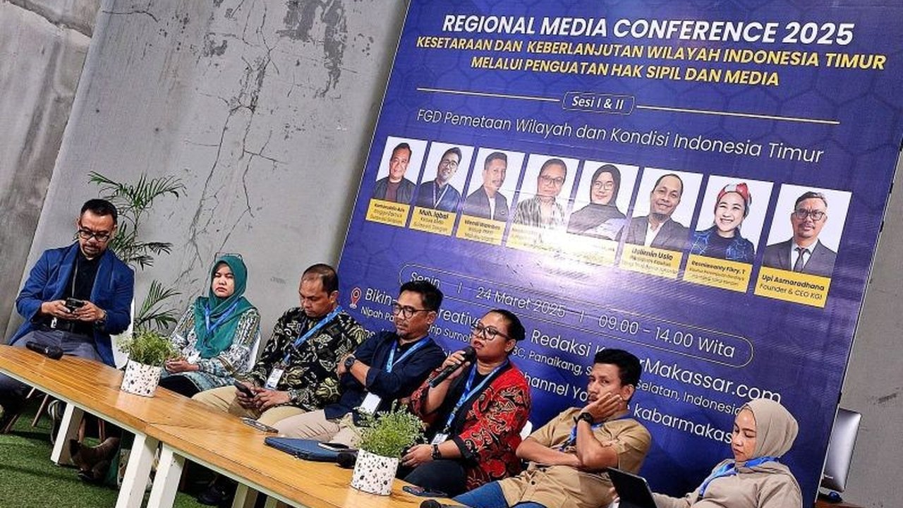 Konferensi Regional Media Conference (RMC) 2025 di Makassar mendorong kesetaraan dan keberlanjutan di Indonesia Timur melalui penguatan hak sipil dan peran media, menghasilkan rekomendasi penting untuk peningkatan literasi media dan kolaborasi lintas sekt