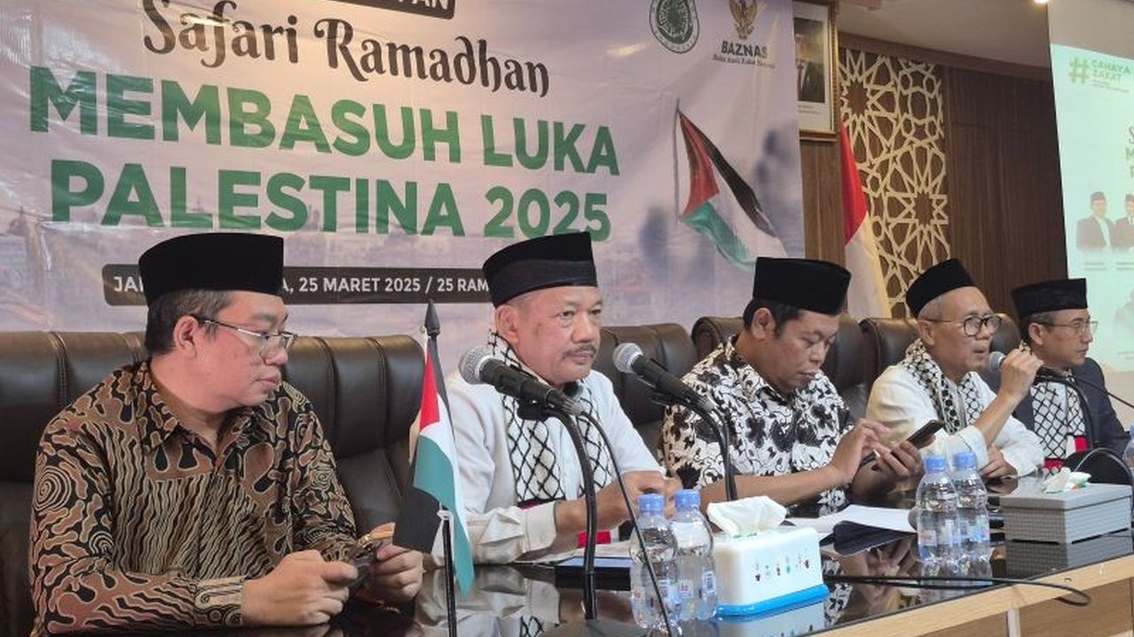 Kolaborasi Baznas dan MUI dalam Safari Ramadhan berhasil mengumpulkan donasi lebih dari Rp2,1 miliar untuk membantu masyarakat Palestina.