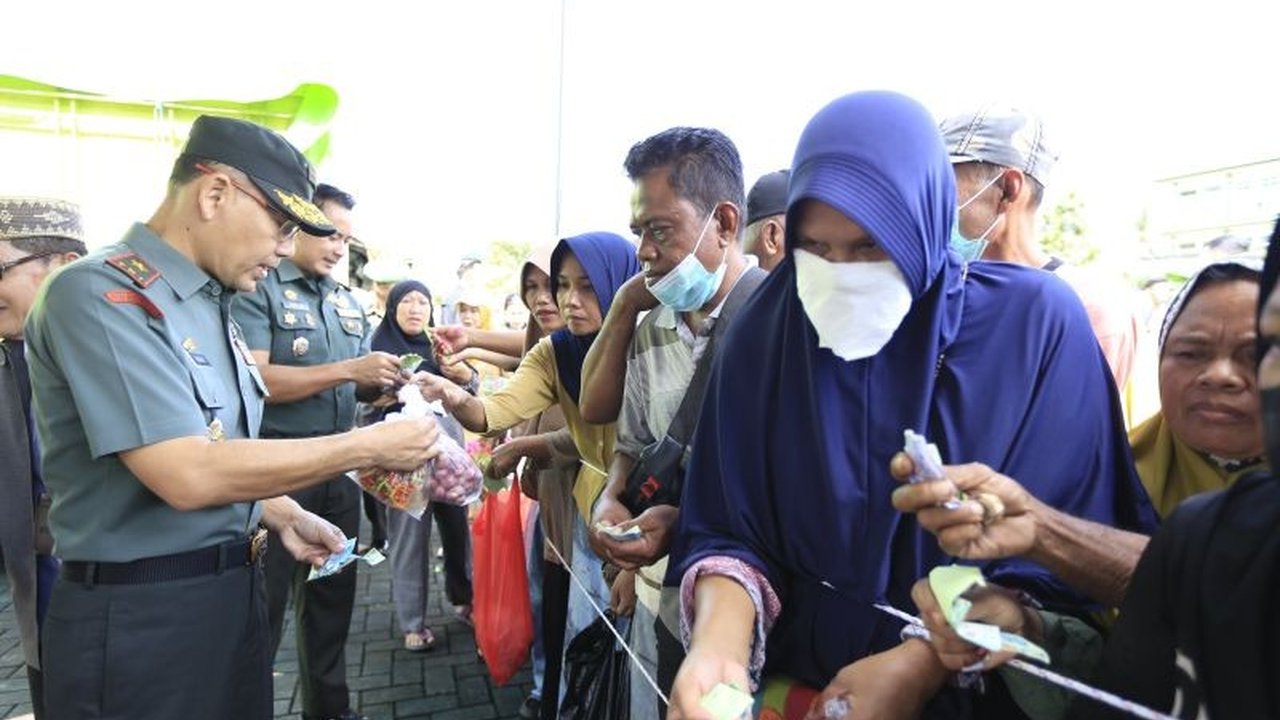 Bazar Murah Makorem 133/NWB: Wujud Kepedulian TNI terhadap Masyarakat Jelang Lebaran
