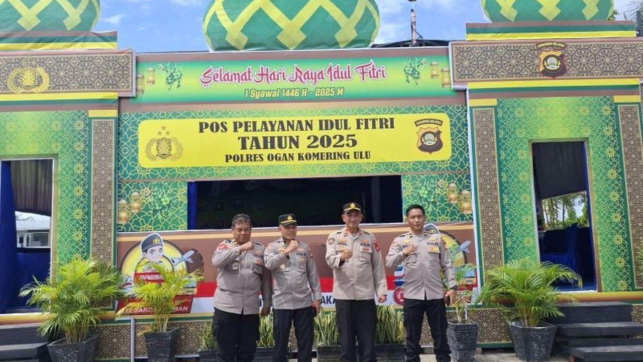Polres OKU menyiapkan tujuh posko pengamanan dan pelayanan mudik Lebaran 2025 di berbagai titik rawan, termasuk pintu Tol Prabumulih-Indralaya, untuk memastikan keamanan dan kelancaran arus mudik.