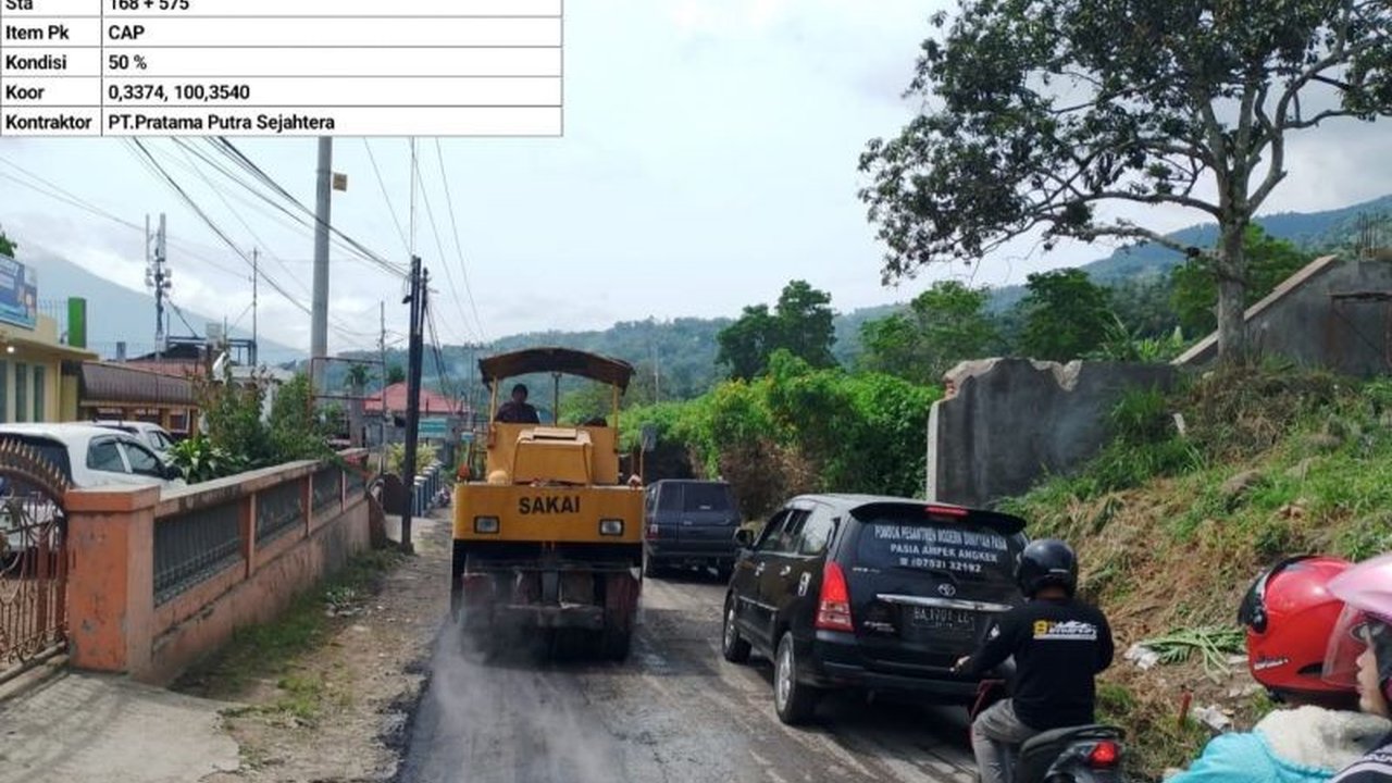 Pemprov Sumbar Perbaiki Jalan Rusak Jelang Mudik Lebaran: Target Rampung Kamis!