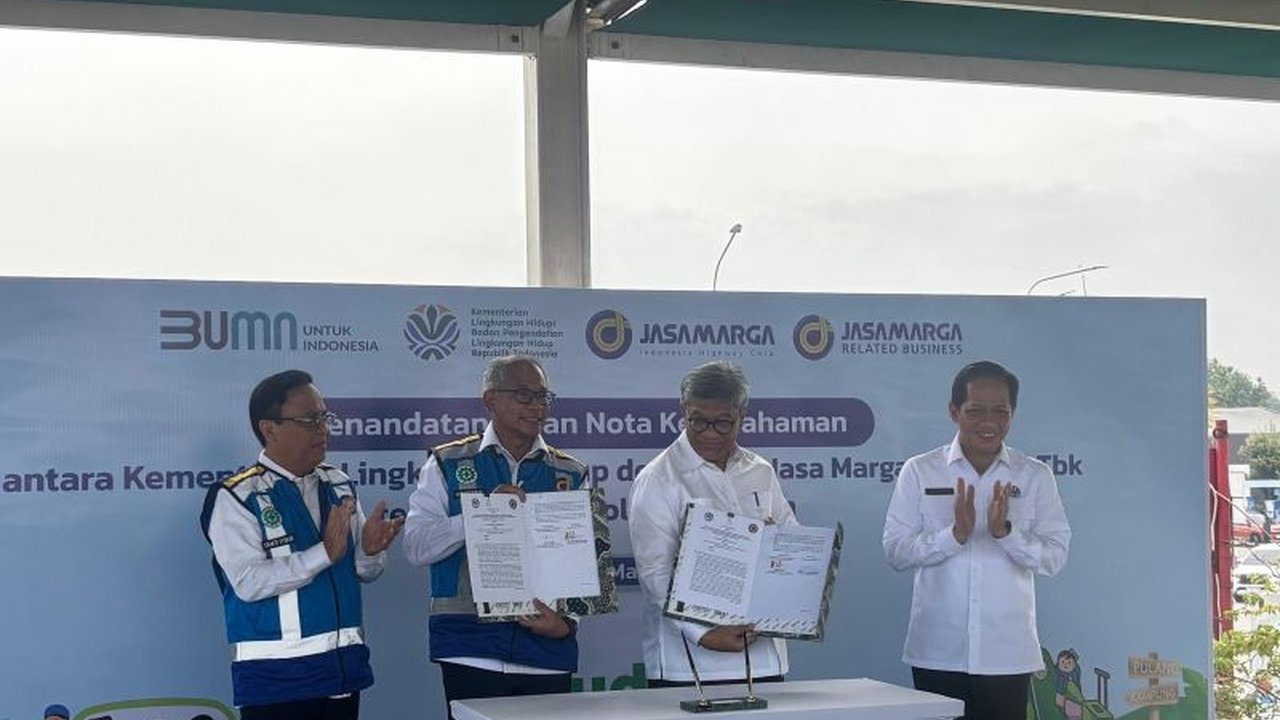 Kementerian Lingkungan Hidup (KLH) dan PT Jasa Marga berkolaborasi untuk meningkatkan pengelolaan sampah di rest area, terutama selama periode mudik Lebaran 2025, guna mencapai target pengolahan sampah 50 persen.