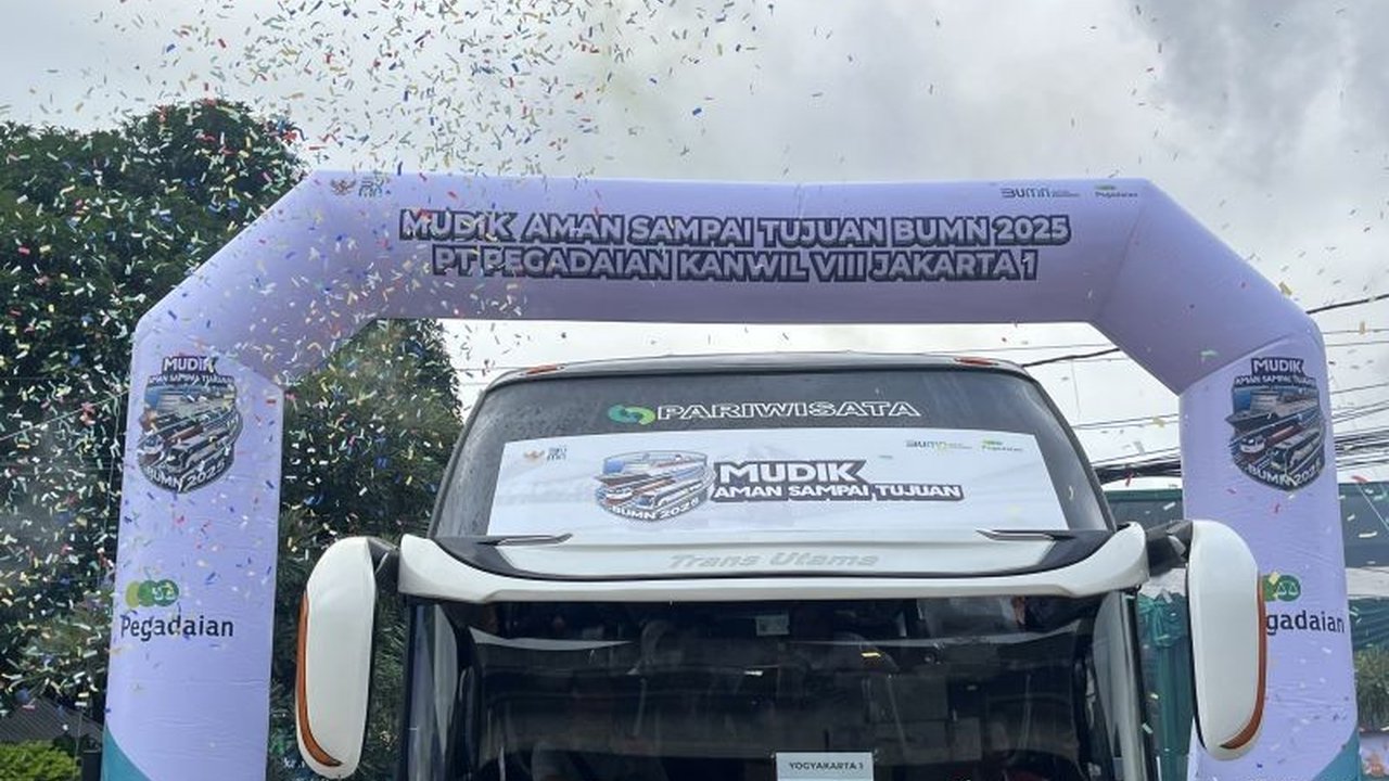Pegadaian Berangkatkan 3.000 Peserta Mudik Gratis BUMN: Wujud Kepedulian di Bulan Ramadhan