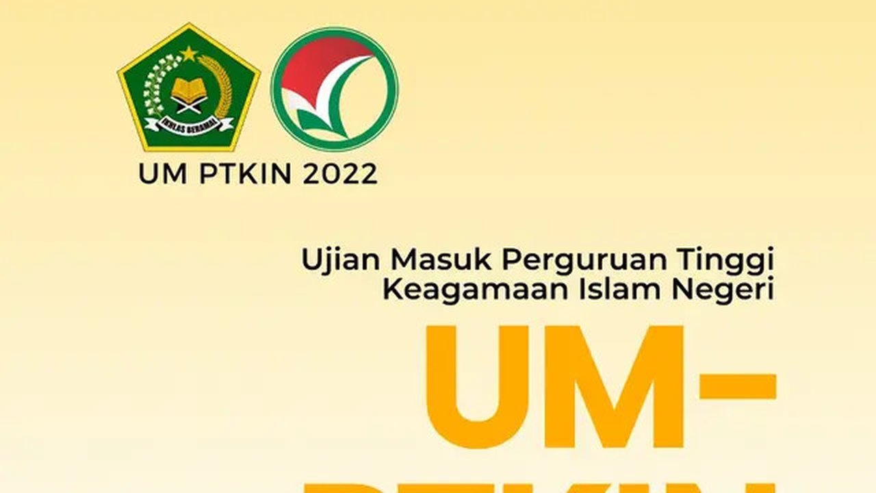 Pendaftaran Ujian Masuk Perguruan Tinggi Keagamaan Islam Negeri (UM-PTKIN) 2022 dibuka pada Senin (25/4/2022) pukul 13.00 WIB. ( Photo credit : SPAN UM PTKIN)