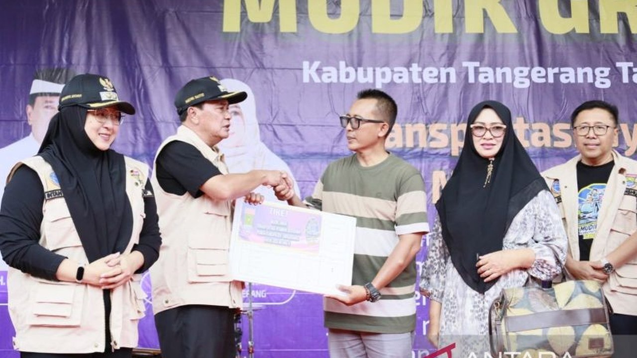 Pemerintah Kabupaten Tangerang memberangkatkan 2.553 peserta mudik gratis menggunakan 46 bus menuju enam provinsi, dengan prioritas keselamatan dan kenyamanan pemudik.
