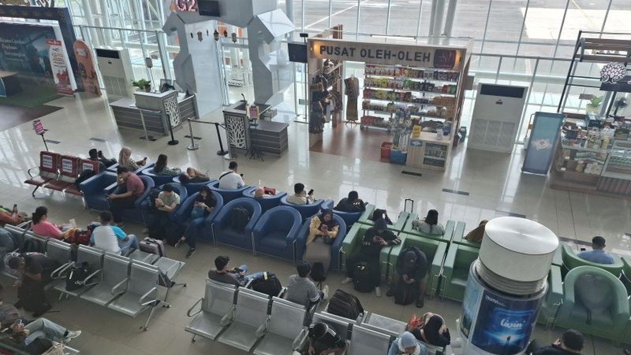 Lonjakan Penumpang di Bandara Radin Inten II H-4 Lebaran 2025