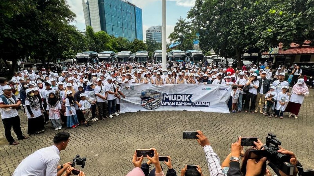 Bulog Fasilitasi Mudik Gratis 650 Pemudik Jelang Lebaran 2025