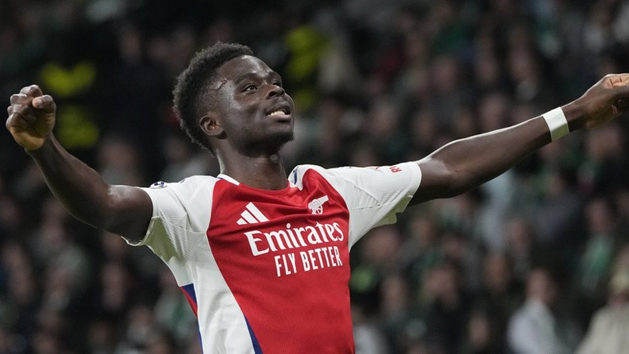 Bukayo Saka Kembali Berlatih, Arsenal Dapat Angin Segar Jelang Duel Lawan Real Madrid