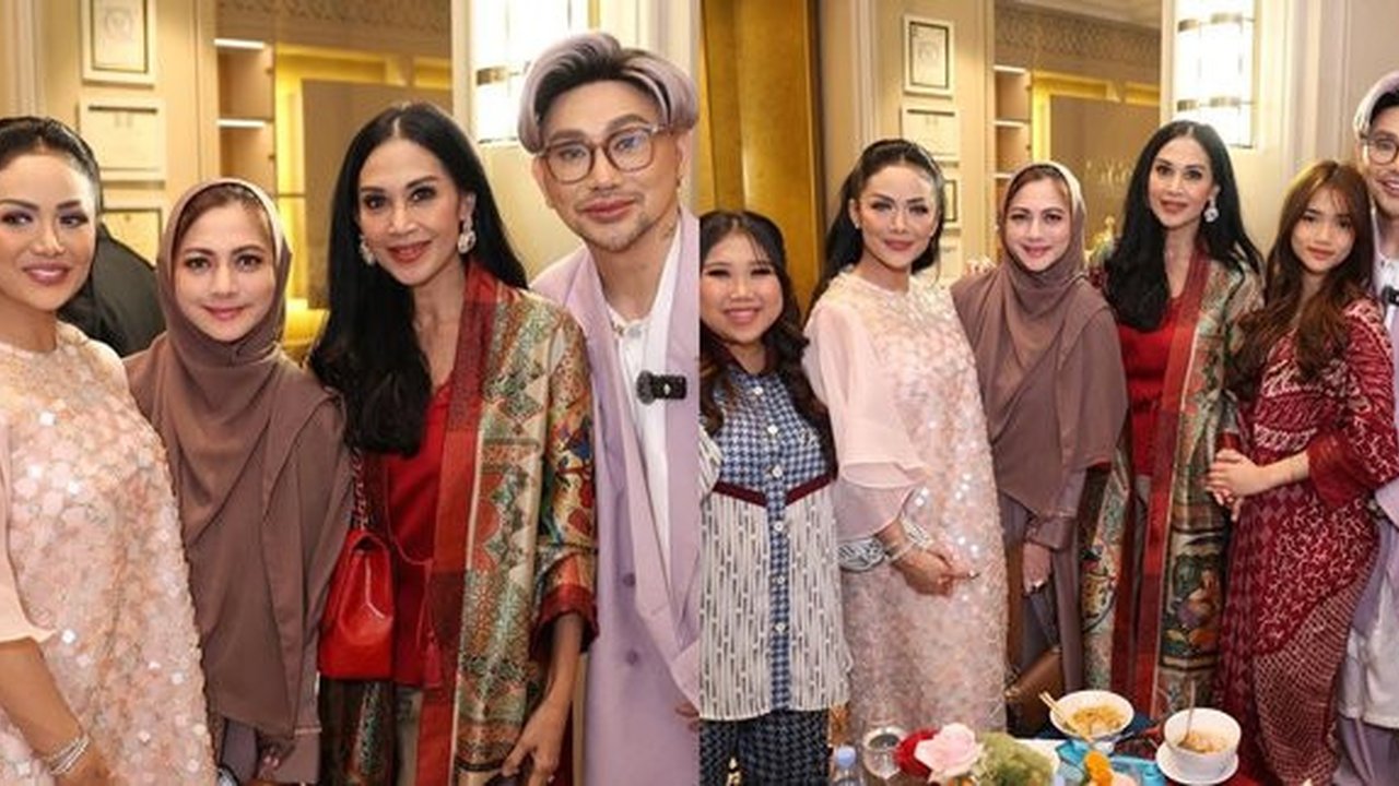 5 Potret Seru Buka Puasa Diah Permatasari, dari Fuji hingga Kris Dayanti Tampil Kompak
