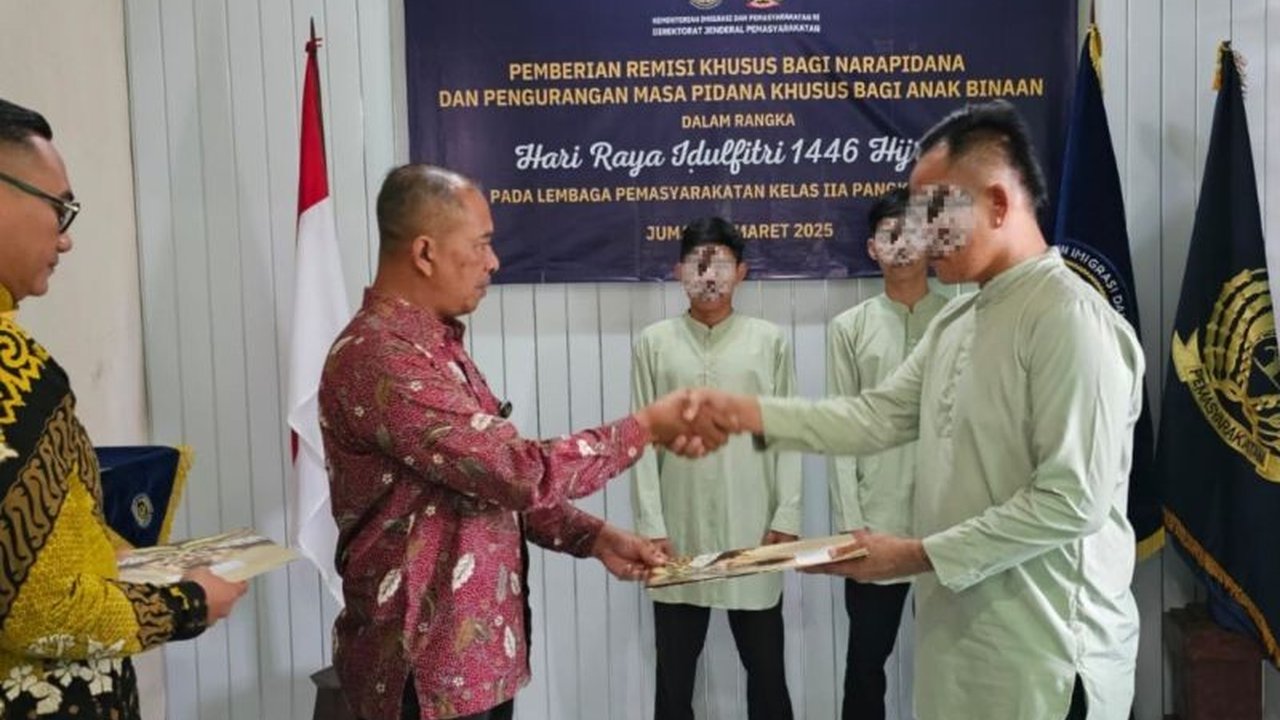 375 Warga Binaan Lapas Pangkalpinang Dapat Remisi Idul Fitri, Tiga Langsung Bebas!