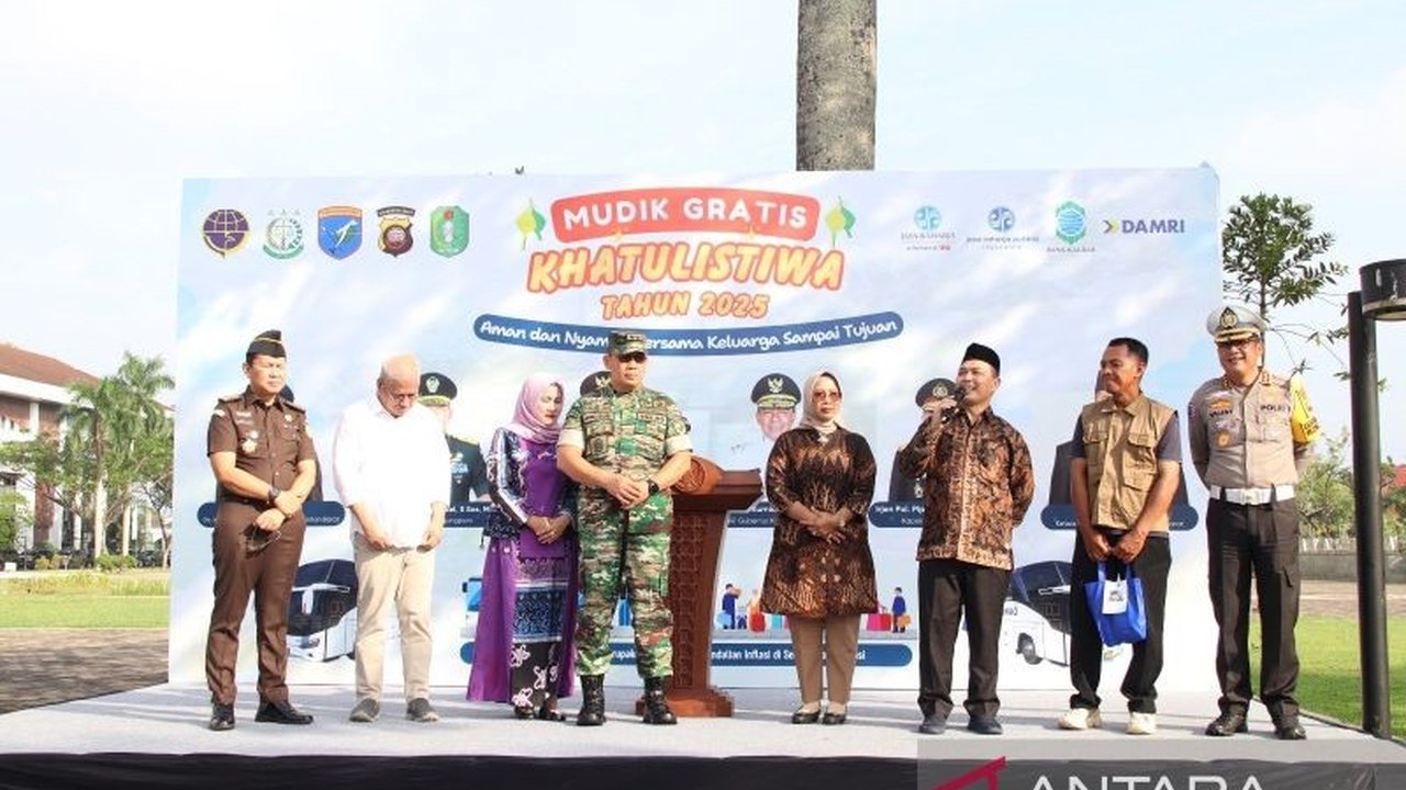 Gubernur Kalbar melepas 1.300 peserta Mudik Gratis Khatulistiwa 2025,  memberikan kemudahan dan kenyamanan bagi masyarakat Kalbar untuk merayakan Idul Fitri bersama keluarga di kampung halaman.