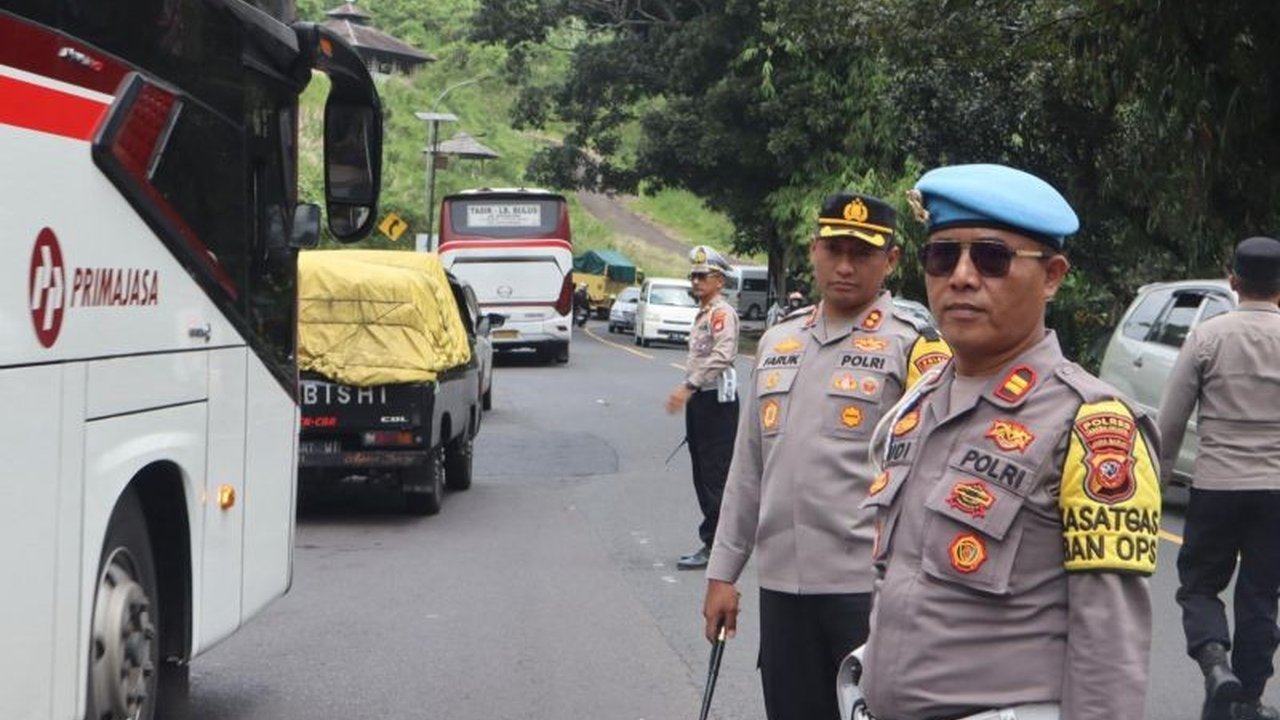 Jalur Gentong Tasikmalaya Mulai Ramai Pemudik, Polisi Pastikan Keamanan dan Kelancaran Arus Lalu Lintas