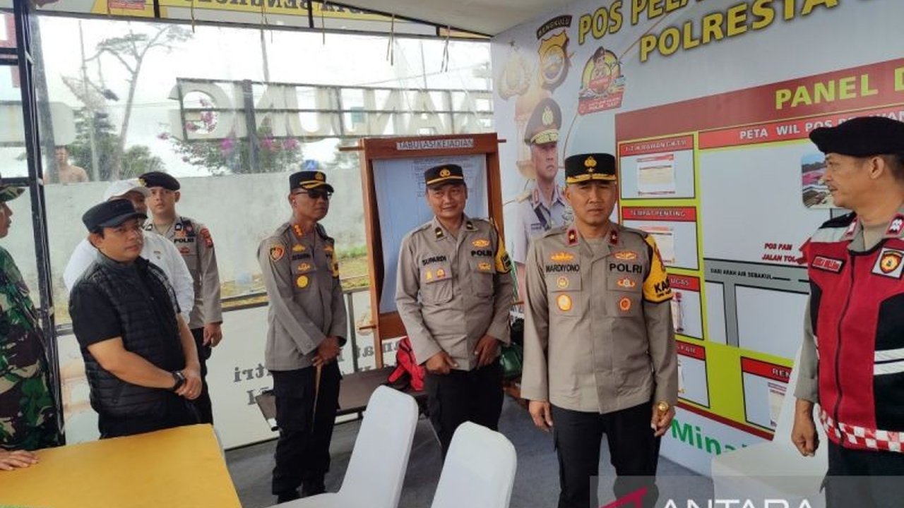 Kapolda Bengkulu Pastikan Keamanan Jelang Idul Fitri, 1.157 Personel Gabungan Disiagakan