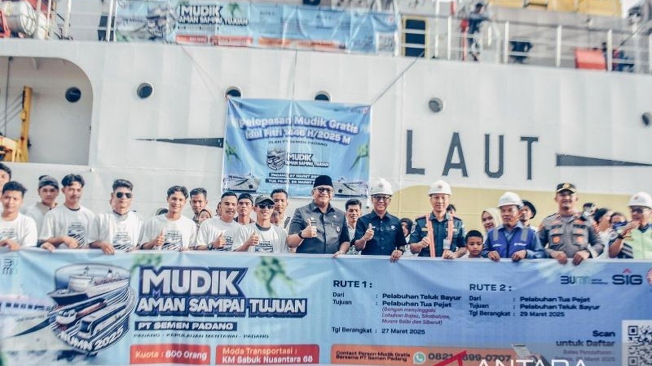 Semen Indonesia Fasilitasi Mudik 2.160 Pemudik, Tiga Kali Lipat Lebih Banyak dari Tahun Lalu!