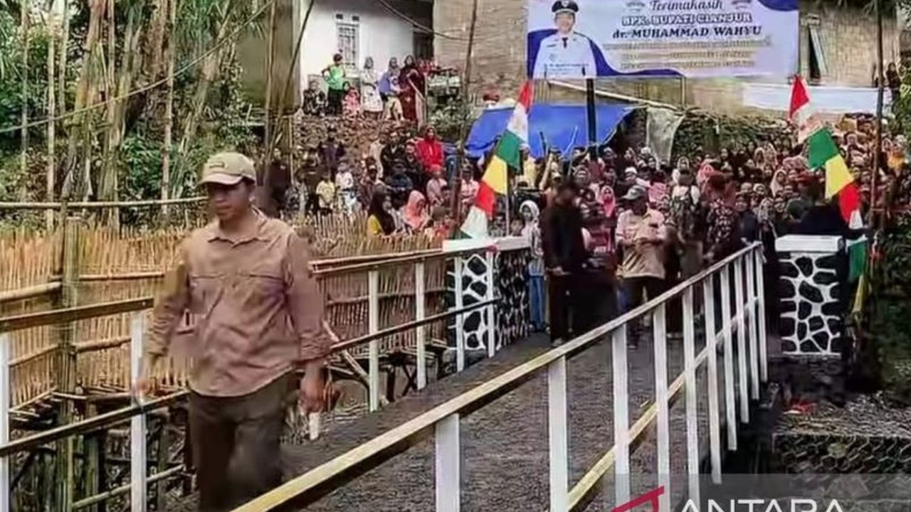 Jembatan Cibogo Cianjur Siap Dilalui saat Mudik Lebaran 2025